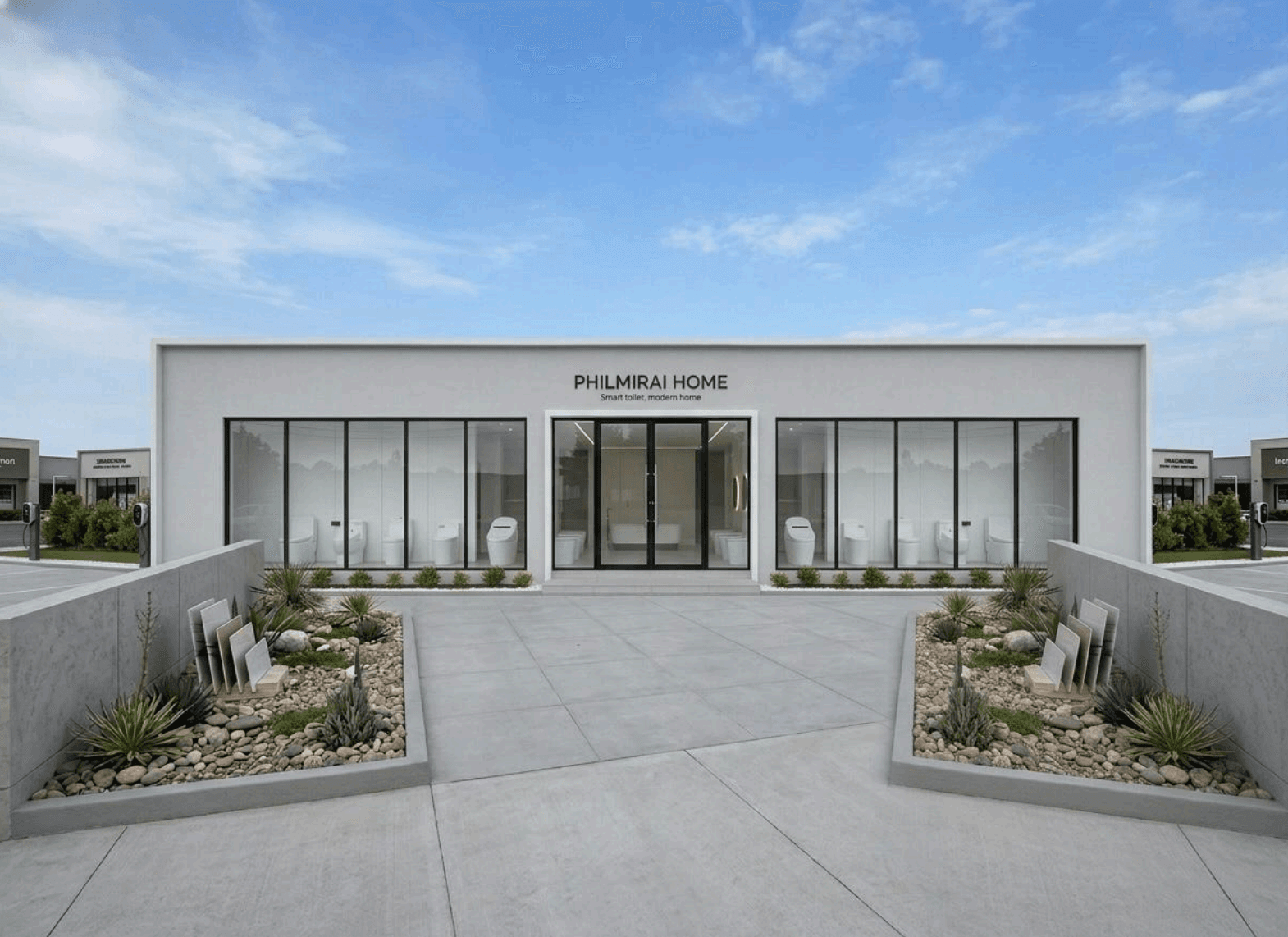 Bathroom showroom and distributor solution support