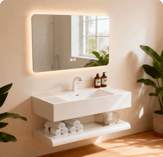 Bathroom sink collection for distributors and project buyers